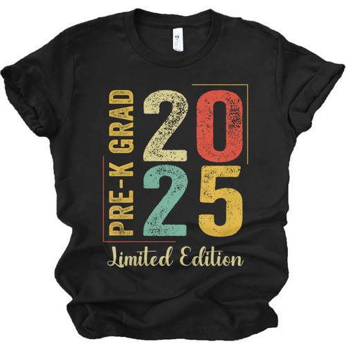 Pre-K Grad 2025 Pre-K Kids Prek Graduation Unisex Jersey T-Shirt - Best Gift Smart