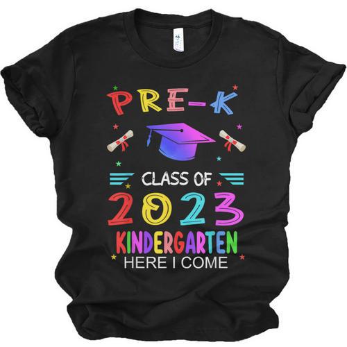 Pre-k Graduation Pre Kindergarten Class Of 2023 Boys Girls Unisex Jersey T-Shirt - Best Gift Smart