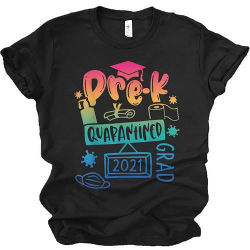 Pre-K Prek3 Prek4 Graduate Quarantine Preschool Graduation Unisex Jersey T-Shirt - Best Gift Smart