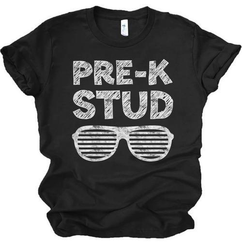Pre-K Stud Shirt Boy Girl PreK Back To School Graduation Unisex Jersey T-Shirt - Best Gift Smart