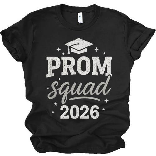 Prom Squad 2026 Graduation Friends Unisex Jersey T-Shirt - Best Gift Smart