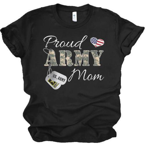 Proud Army Mom Army Graduation Military Mom T-Shirt Unisex Jersey T-Shirt - Best Gift Smart