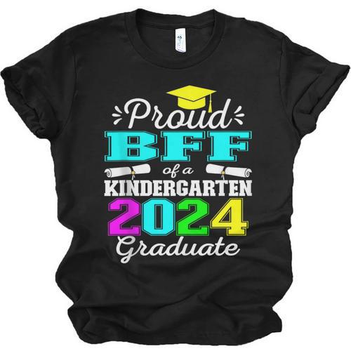 Proud Bff Of Kindergarten Graduate 2024 Graduation Bff Unisex Jersey T-Shirt - Best Gift Smart