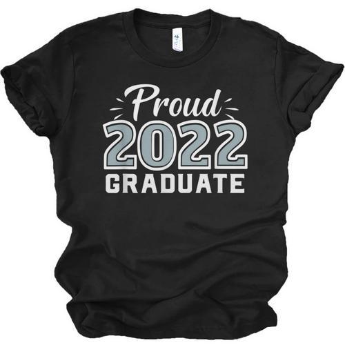 Proud Class Of 2022 Graduate Graduation Unisex Jersey T-Shirt - Best Gift Smart