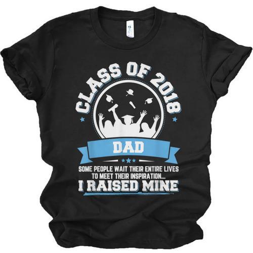 Proud Dad Of A Class Of 2018 Graduate TShirt Graduation Unisex Jersey T-Shirt - Best Gift Smart