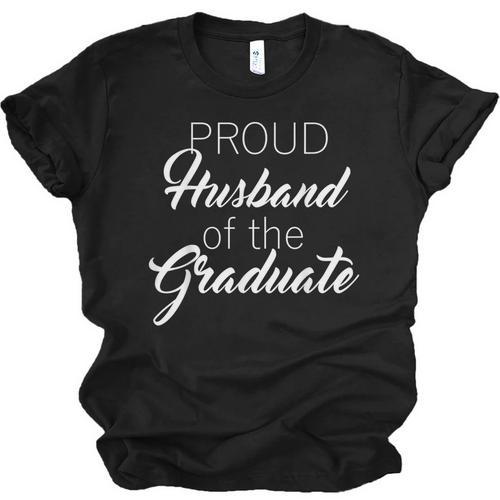 PROUD Husband Of The Graduate Couple School Graduation Unisex Jersey T-Shirt - Best Gift Smart