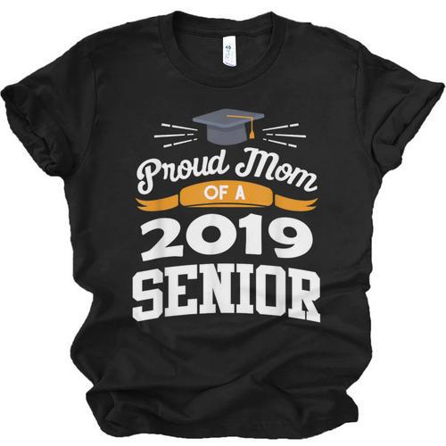 Proud Mom Of A 2019 Senior Graduation Class Outfit T-Shirt Unisex Jersey T-Shirt - Best Gift Smart