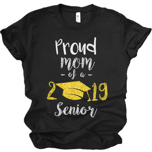 Proud Mom Of a 2019 Senior Graduation T Shirt Unisex Jersey T-Shirt - Best Gift Smart