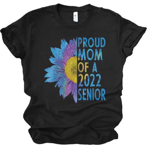 Proud Mom Of a 2022 Senior Shirt Graduation 2022 Women's Unisex Jersey T-Shirt - Best Gift Smart