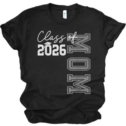 Proud Mom Of A 2026 Graduate Grad Senior Mother Graduation Unisex Jersey T-Shirt - Best Gift Smart