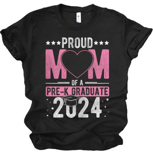 PROUD MUM OF A Pre-K GRAD 2024 Pre-K Graduation 2024 Mom Unisex Jersey T-Shirt - Best Gift Smart
