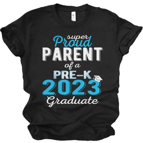 Proud Parent Of Pre K School Graduate 2023 Graduation Parent Unisex Jersey T-Shirt - Best Gift Smart