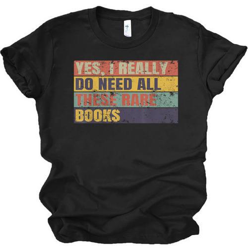 Rare Book Collector Antiquarian Antique Books Collecting Unisex Jersey T-Shirt - Bookorys UK