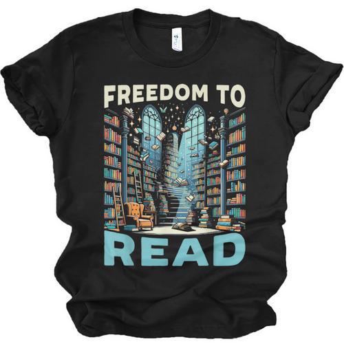 Read Banned Books Bookworm Book Lover Reading Literature Unisex Jersey T-Shirt - Bookorys