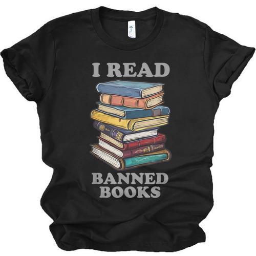 I Read Banned Books Bookworm Unisex Jersey T-Shirt - Bookorys AU