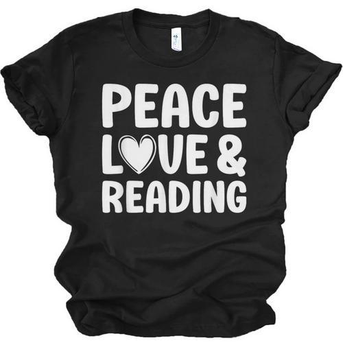 Reading I Love Books And Reading Unisex Jersey T-Shirt - Bookorys