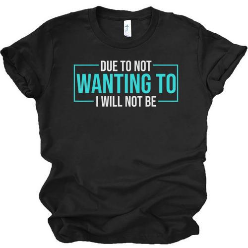 Reluctant Introvert Anti-Social Indifferent Due To Not Wanting To I Will Not Be Unisex Jersey T-Shirt - Raresse