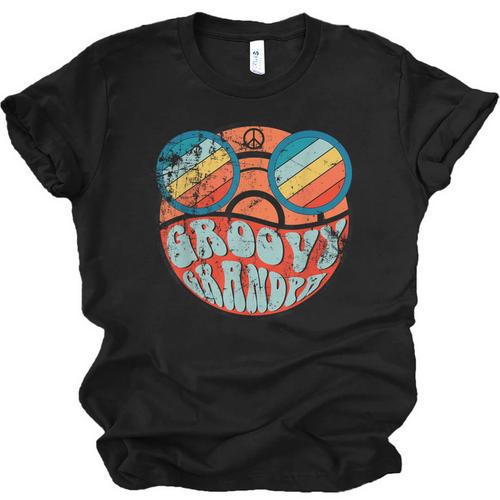 Retro 1970's Groovy Grandpa 70s Aesthetic Nostalgia Unisex Jersey T-Shirt - Figerry