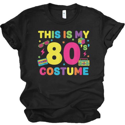 Retro 80's Costume 80s Nostalgia Party Unisex Jersey T-Shirt - Figerry