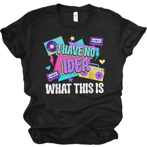 Retro 80s Style 90s Pop Fashion Nostalgia Eighties Music Unisex Jersey T-Shirt - Figerry