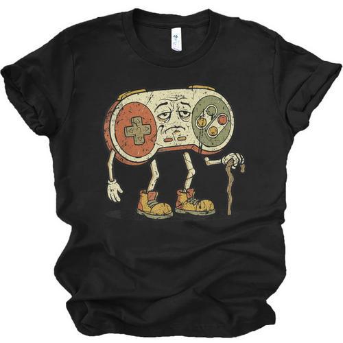 Retro Gamer 80s 90s Gaming Nostalgia Video Game Men Unisex Jersey T-Shirt - Figerry