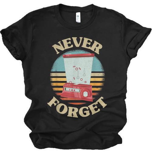 Retro Gaming Never Forget Nostalgia Vintage Unisex Jersey T-Shirt - Figerry
