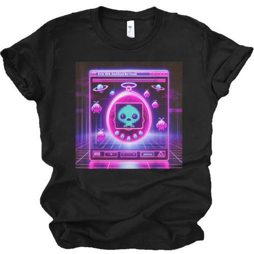 Retro Nostalgia Vaporwave- Error 404 Unisex Jersey T-Shirt - Figerry