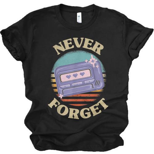 Retro Pager Never Forget Nostalgia Vintage Unisex Jersey T-Shirt - Figerry