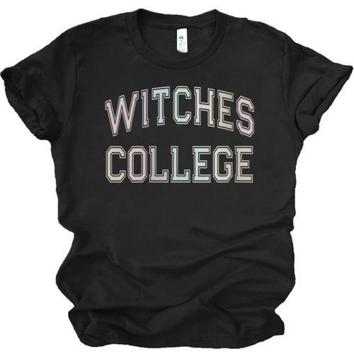Retro Stay Away From Me WITCHES COLLEGE Introvert AntiSocial Unisex Jersey T-Shirt - Raresse