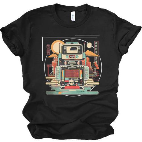 Retro Tech Stack 80s 90s Nostalgia Analog Devices Unisex Jersey T-Shirt - Figerry