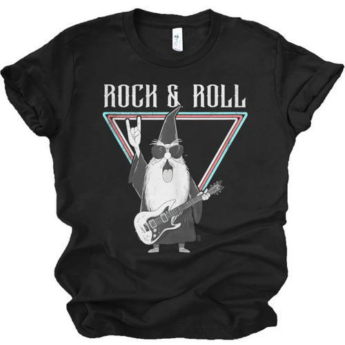 Rock & Roll Wizard Music Nostalgia Unisex Jersey T-Shirt - Figerry