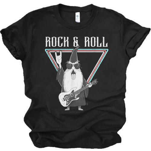 Rock & Roll Wizard Music Nostalgia Unisex Jersey T-Shirt - Figerry