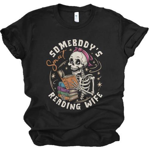 S Mut Book Spicy Romance Somebody's S Mut Reading Wife Unisex Jersey T-Shirt - Bookorys DE