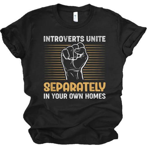 Sarcastic Anti Social Introvert Social Interaction Unisex Jersey T-Shirt - Raresse