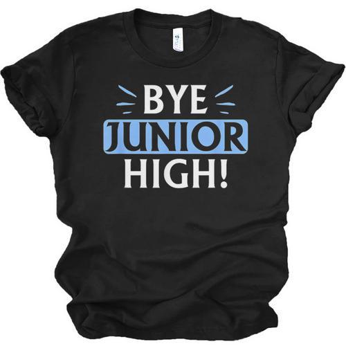 Say Goodbye To Junior High School Fun Graduation Unisex Jersey T-Shirt - Best Gift Smart