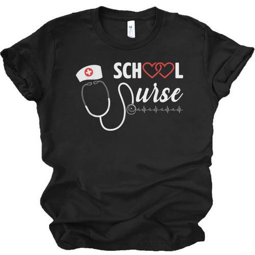 School Nurse Nursing Graduate School Graduation Unisex Jersey T-Shirt - Best Gift Smart