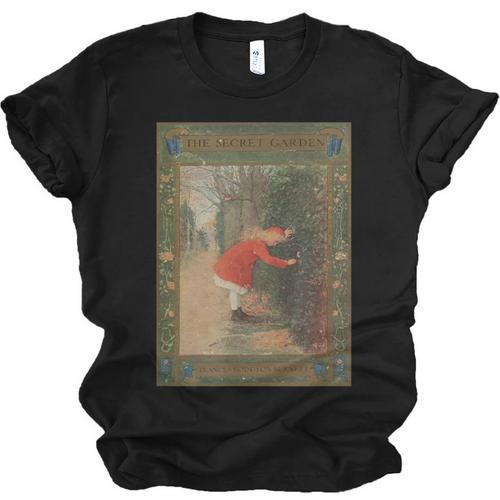 The Secret Garden Book Cover Unisex Jersey T-Shirt - Bookorys