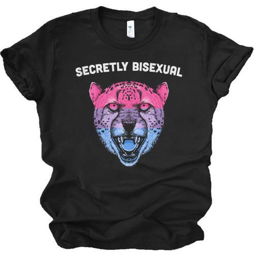Secretly Bisexual Bi Introvert Bi Pride Antisocial LGBTQ Unisex Jersey T-Shirt - Raresse