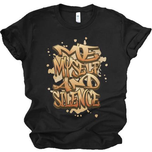 Self Care Introvert Relaxation Me Myself And Silence Retro Unisex Jersey T-Shirt - Raresse