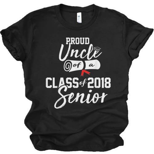 Senior 2018 Graduate Shirt Graduation College Retro Style Unisex Jersey T-Shirt - Best Gift Smart