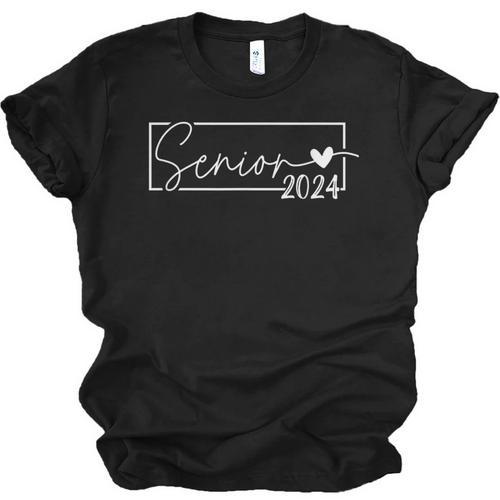 Senior 2024 Class Of 2024 Graduation Unisex Jersey T-Shirt - Best Gift Smart