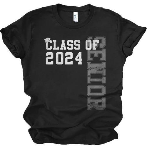 Senior 2024 Class Of 2024 Seniors Graduation 2024 Graduate Unisex Jersey T-Shirt - Best Gift Smart