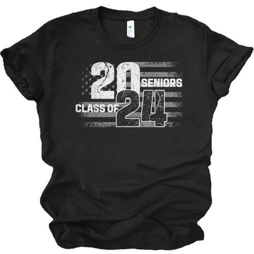 Senior 2024 Graduation Class Of 2024 Senior Women Boy Girl Unisex Jersey T-Shirt - Best Gift Smart