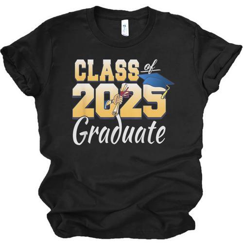 Senior 2025 Class Of 2025 Senior Graduate 2025 Graduation Unisex Jersey T-Shirt - Best Gift Smart