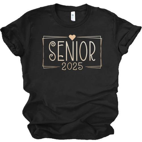 Senior 2025 Graduation Class Of 2025 Unisex Jersey T-Shirt - Best Gift Smart