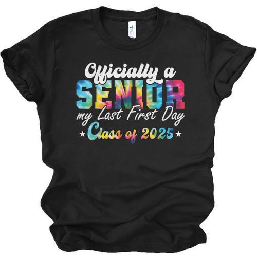 Senior 2025 Graduation My Last First Day Of Class Of 2025 Unisex Jersey T-Shirt - Best Gift Smart