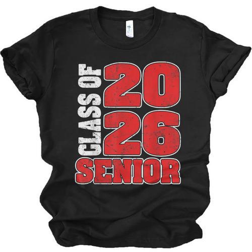Senior 2026 Class Of 2026 Graduation Unisex Jersey T-Shirt - Best Gift Smart