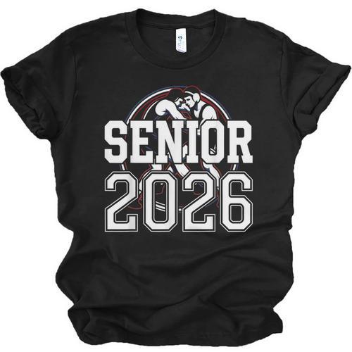 Senior 2026 Wrestling Class Of 2026 Wrestler Graduation Unisex Jersey T-Shirt - Best Gift Smart