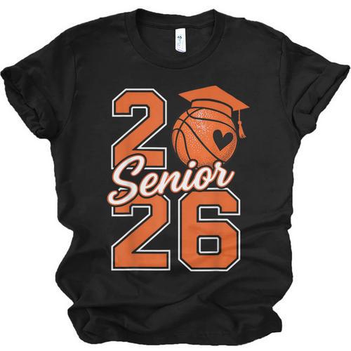 Senior Basketball Class Of 2026 Crew Basketball Graduation Unisex Jersey T-Shirt - Best Gift Smart
