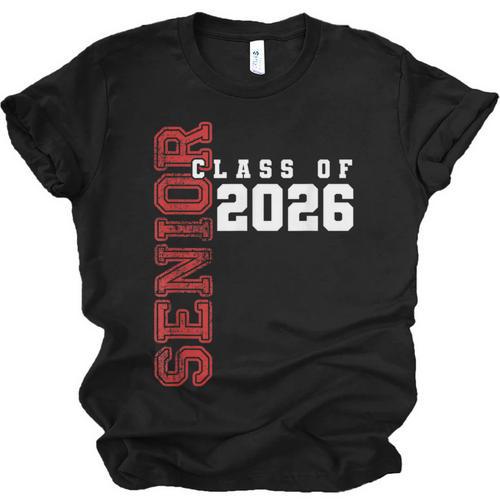 Senior Class Of 2026 Graduation Grad 26 Unisex Jersey T-Shirt - Best Gift Smart